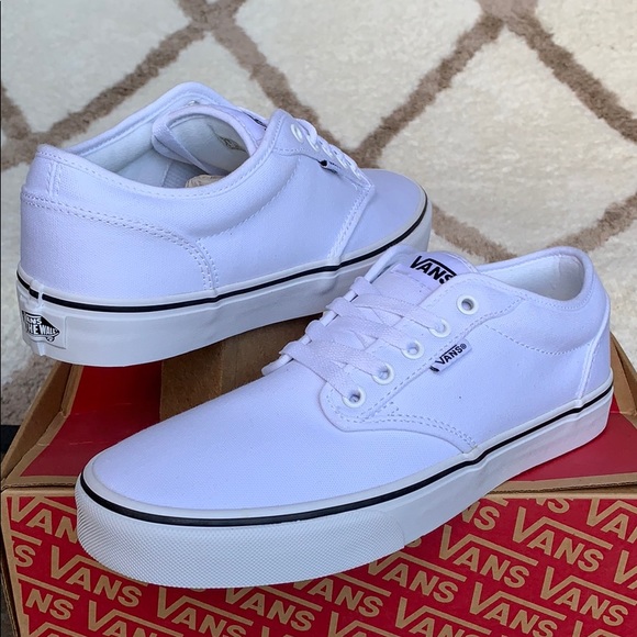 VANS ATWOOD BLACK FOXING WHITE/WHITE MEN’S - Picture 5 of 16